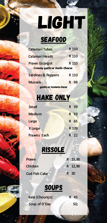 MyFish Menu